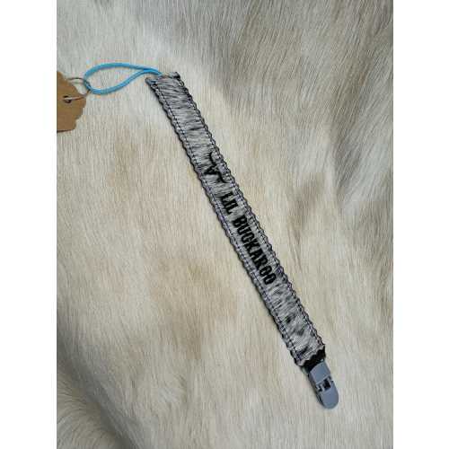Punchy Various Cowhide Pacifier Clips Paci Baby READY TO SHIP