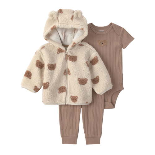 Carter's Child of Mine Baby Boy Cardigan Outfit Set, 3-Piece, Sizes 0/3-24 Months