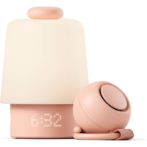Amazon.com: Hatch Baby & Hatch Go | Home & Travel Sound Machines (Peach) | Includes Hatch Baby & portable Hatch Go, registry essential, routine builder, & sleep soother with expert sleep support