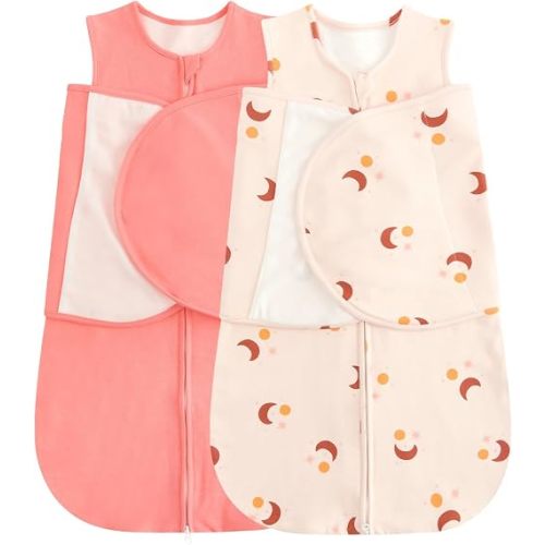 WYTBaby Baby Swaddle Sleep Sack for Newborn 1.0 TOG Cotton