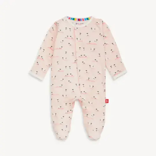 Magnetic Me Footie – Pink Baa Baa Baby, Size 3-6 months