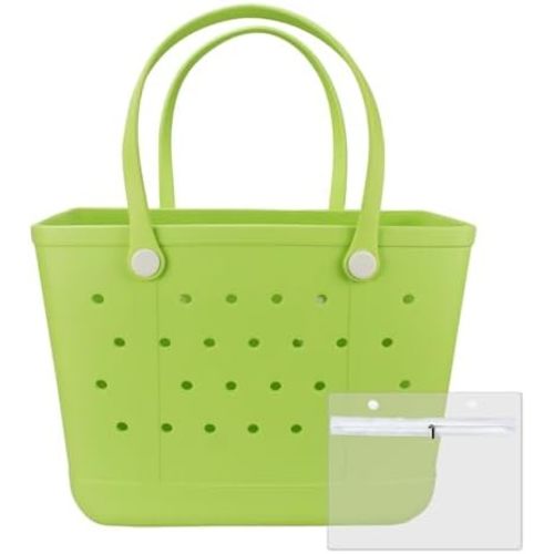 Extra Large Rubber Beach Bag Tote Bag for Women Waterproof Bag