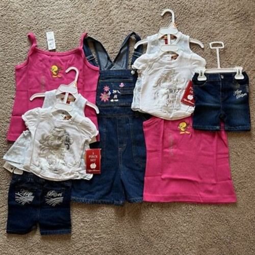 Vintage Toddler Clothes Bundle / Lot Of 5 Toddler Disney Pooh Baby Clothes LOT4