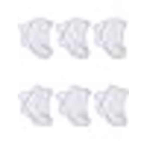 6-Pack White Terry Socks