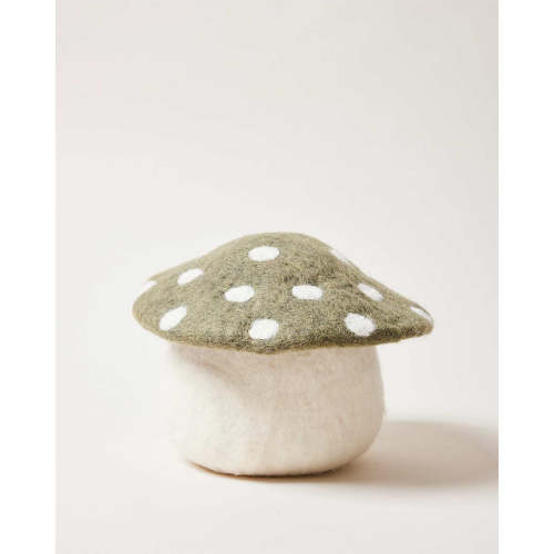 Artisan Felted Mushroom Doorstop