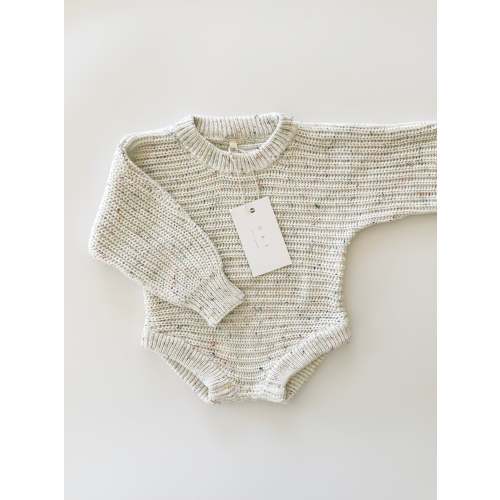 Chunky Knit Onesie ‘Sprinkle’ – Oat Co