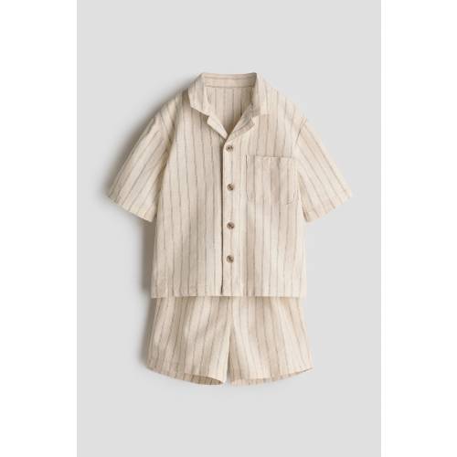 2-PIECE LINEN-BLEND SET