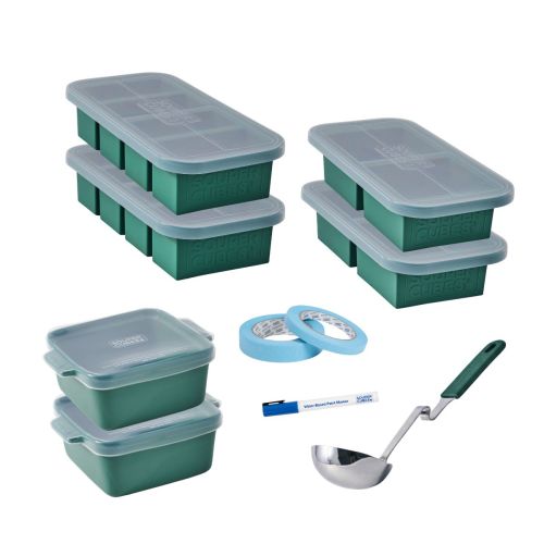 Food Freezer Trays - 16-piece Freezer Essentials Set – Souper Cubes®