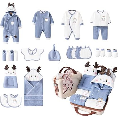 Newborn Clothing & Accessory Set,For New Born to 6 Months,Boy Outfits,Baby Girl Gifts Clothes Essentials