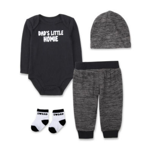 Baby Essentials Baby Boys 4-pc. Baby Clothing Set