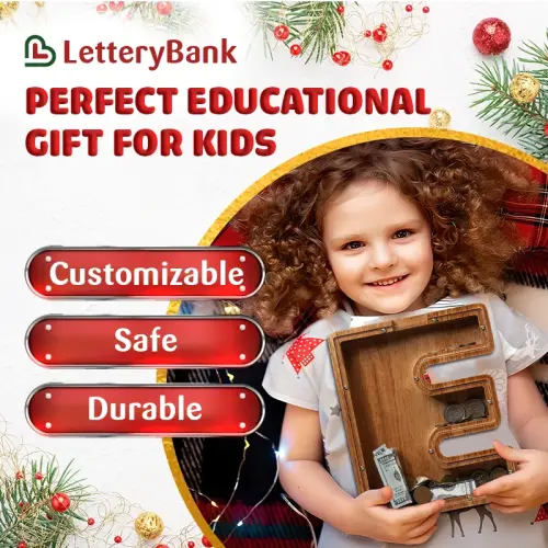 Lanna Closet - Letterybank - Personalized Letter Piggy-bank
