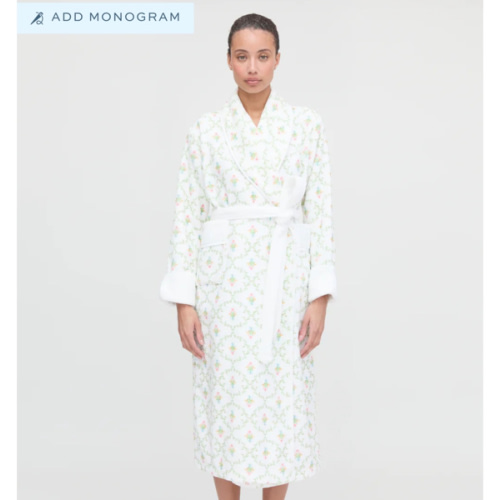 The Hotel Robe - Pastel Trellis