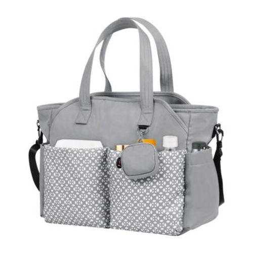 Itopfox Large Tote Diaper Bag for Baby Boys and Girls, Adjustable Shoulder Strap, Multiple Pockets, Waterproof