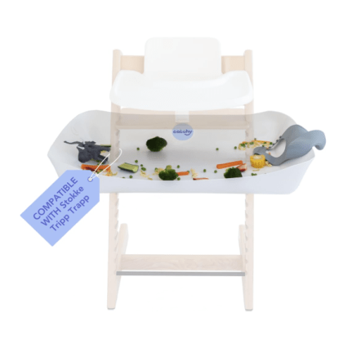 Catchy The Food Catcher For High Chairs, Sandstone, For Tripp Trapp