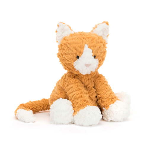 Fuddlewuddle Ginger Cat - Super Soft & Cuddly Series | Plush Stuffed Animal Toy, Cute Cuddly Cat for Kids, Gift for Cat Lovers, Premium Collectible Plushie for All Ages