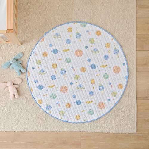 Space Adventure  Round Play Mat