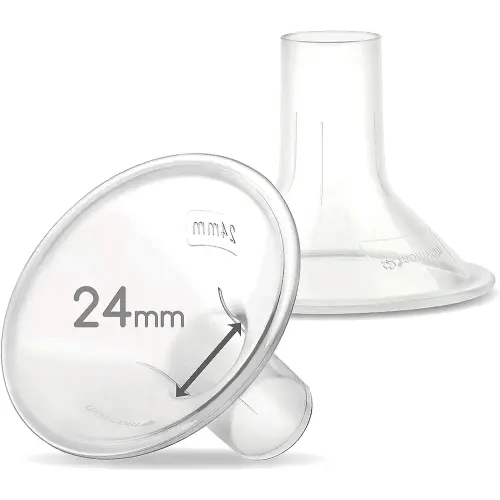 Maymom MyFit Classic 24mm Shield Compatible w Maymom Widemouth Connector Not Original Spectra S2 Accessories Spectra S1 Not Original Spectra Pump Parts Spectra Flange