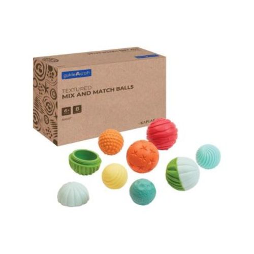 Textured Mix and Match Balls - Set of 8