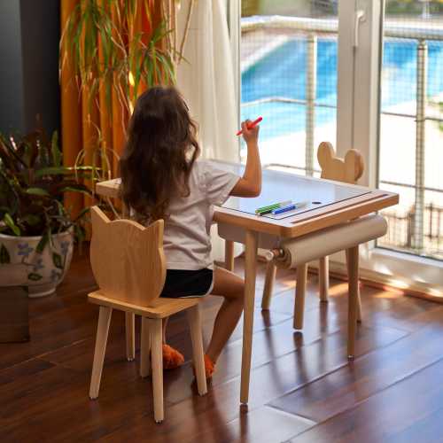 Montessori Activity Sensory Table, Natural Wood, Trofast Storage, Water Sand Play Furniture