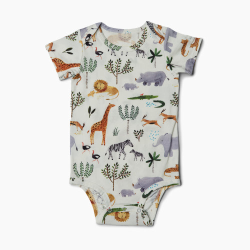 Loulou Lollipop Bodysuit (Tencel) - Safari, 0-3M