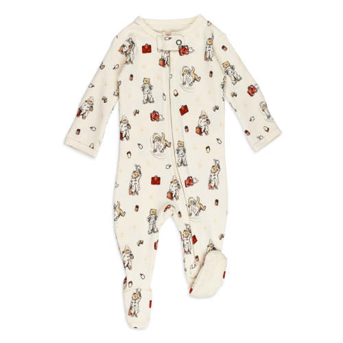 Adventure Paddington | Organic Zipper Footie Preemie-NB