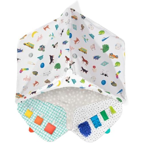 LOVEVERY, Play Space Cover (First Words), Limited Edition for Play Gym, Cozy Hideaway and Toddler Fort
