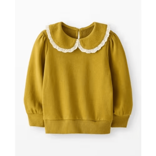 French Terry Collared Sweatshirt