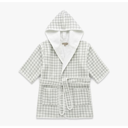 Picnic Gingham Bathrobe - Green