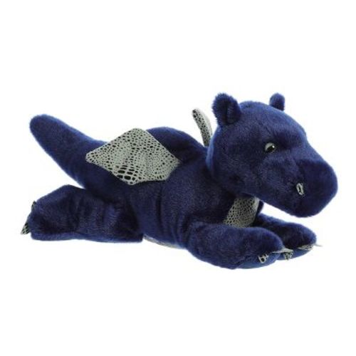 Aurora Medium Sapphire Dragon Flopsie Adorable Stuffed Animal Blue 12"
