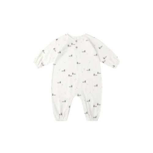 Rylee + Cru Inc. Ducks Henley Jump Suit - The Sandbox Children's Boutique