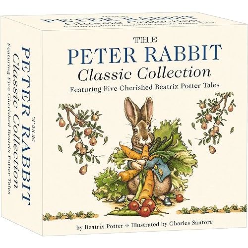 The Peter Rabbit Classic Collection: A Board Book Box Set Including Peter Rabbit, Jeremy Fisher, Benjamin Bunny, Two Bad Mice, and Flopsy Bunnies (Beatrix Potter Collection) (The Classic Edition) Board book – November 10, 2015