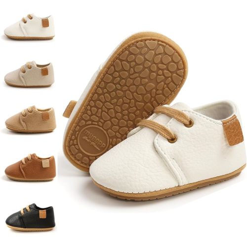 Meckior Baby Booties Newborn Infant Unisex Baby Girls Boys Velvet Rubber Anit-Slip Sole Shoes Toddler Fleece Cozy Winter Warm Prewalker Boots