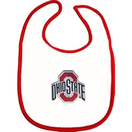Ohio State Buckeyes Cotton Baby Bib