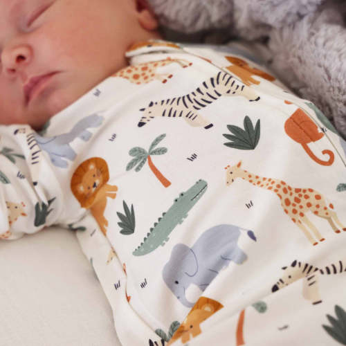 Safari Snuggles Zipper Footie