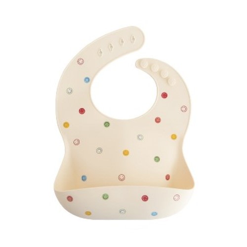 Silicone Baby Bib - Smiley