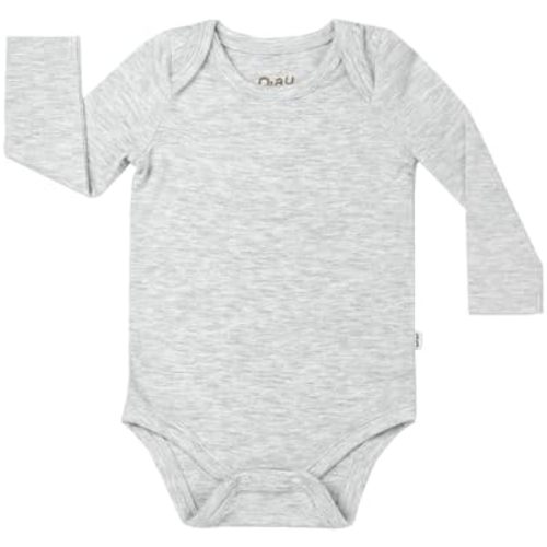 Little Sleepies Long Sleeve Bodysuit for Baby Girls & Boys, Soft Viscose from Bamboo One Piece, Tagless Baby Clothes w/Snaps