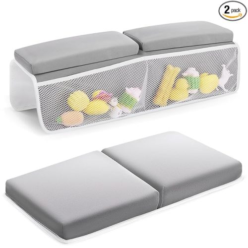 Baby Bath Kneeler and Elbow Rest Pad Set, Bathtub Kneeling Pad, Baby Accessories for Bath, Relieve Your Knees and Elbows