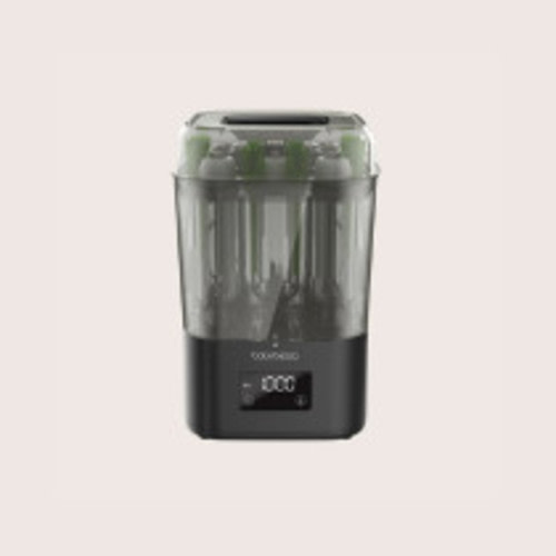 Baby Brezza SuperQuick 10-Minute Baby Bottle Sterilizer and Dryer - Black