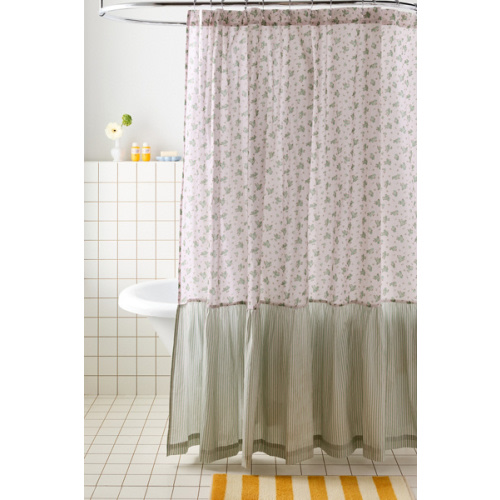 Maise Patterned Ruffled Shower Curtain | Urban Outfitters