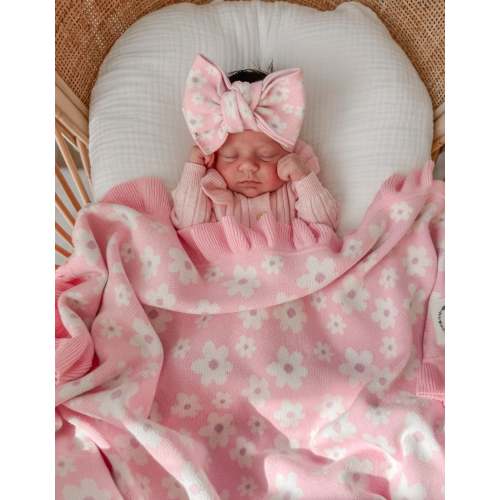 Indigo Dreams Handmade Posie Frill Blanket - Posie Frill Blanket