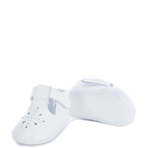 Baby Deer Girls' Kennedy T-Strap Crib Shoes (Infant)