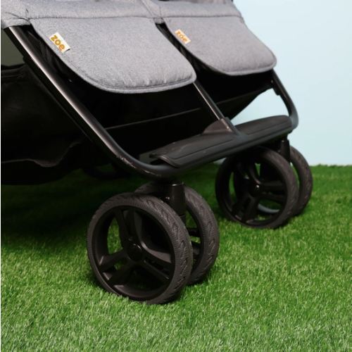 Zoe Double Stroller All-Terrain Wheels