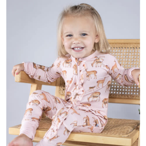 Convertible Zip Pajamas - Does & Fawns – Goosies