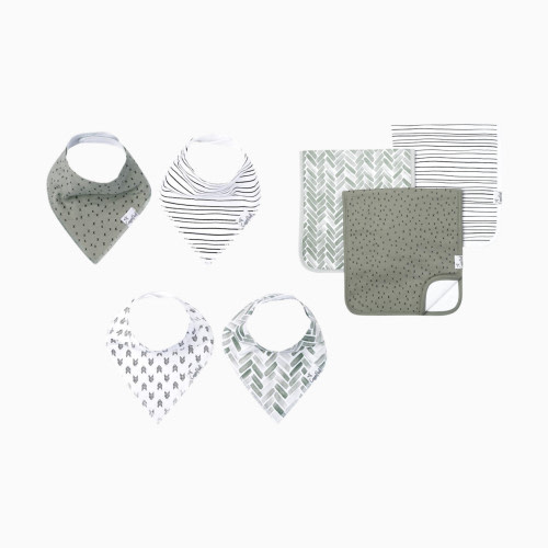 Copper Pearl Bandana Bib and Burp Cloth Bundle - Alta