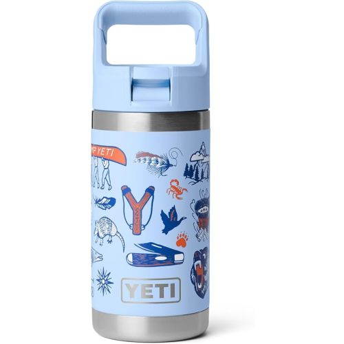 YETI Rambler Jr. 12 oz Kids Bottle, with Straw Cap