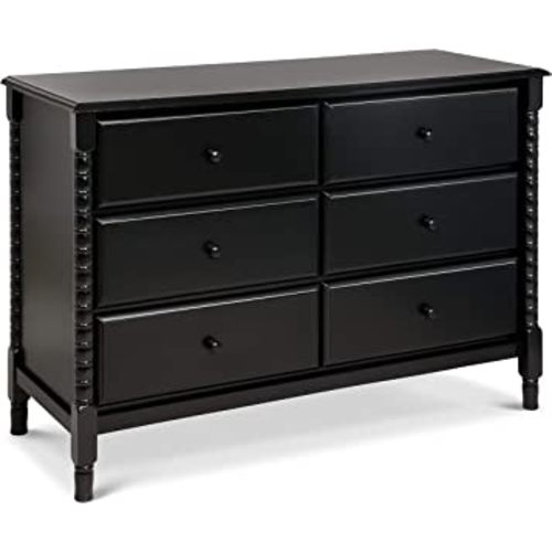 DaVinci Jenny Lind Spindle 6-Drawer Dresser in Ebony