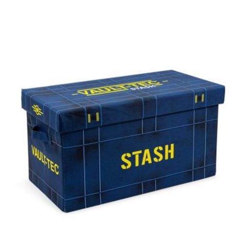 Toynk Fallout 76 Vault-Tec Fabric Storage Bin | 24 x 12 Inches