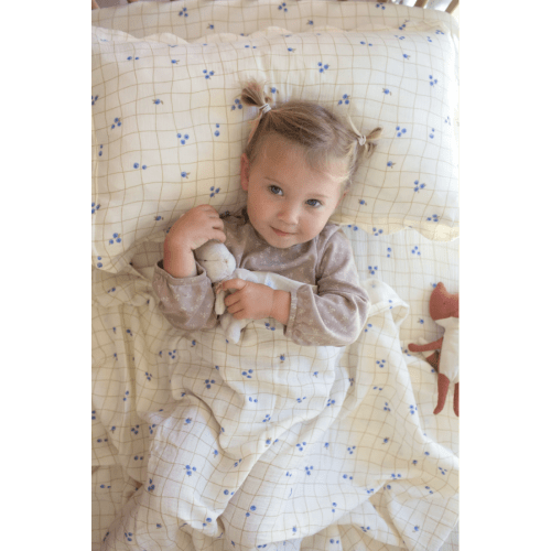 Soft Crib Sheet – Blueberries