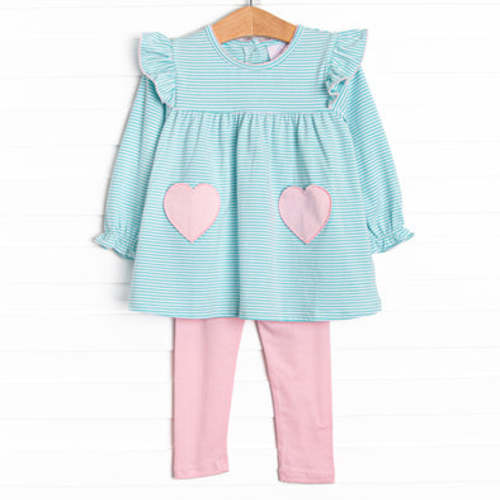 Love You Back Pocket Legging Set, Mint – Stitchy Fish