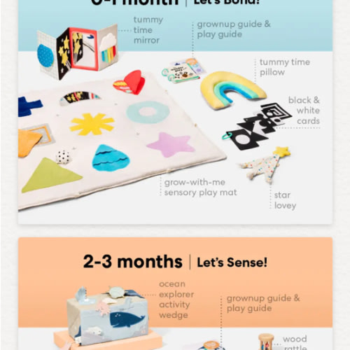 Baby and Toddler Activity Boxes | Ages 0-3 | KiwiCo